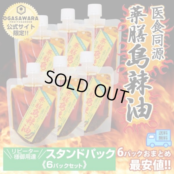 画像2: ＜新発売＞【使い捨てパック入で便利！】薬膳島ラー油　スタンドパック6パックセット【送料無料】 (2)